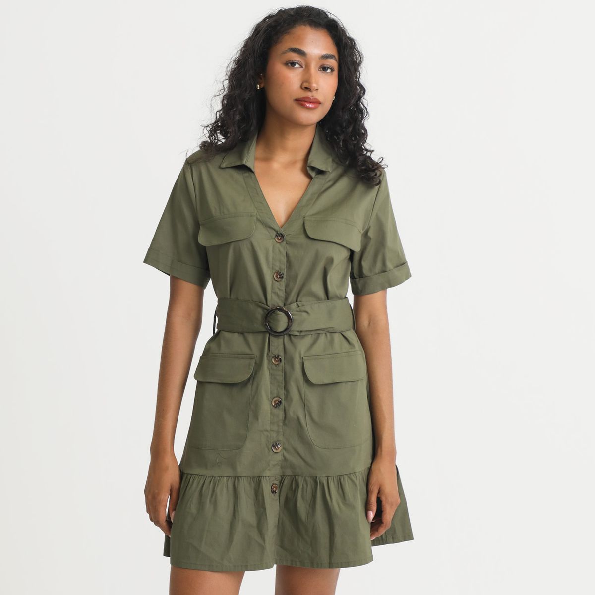 BASEMENT - Vestido Largo Casual Mujer Basement