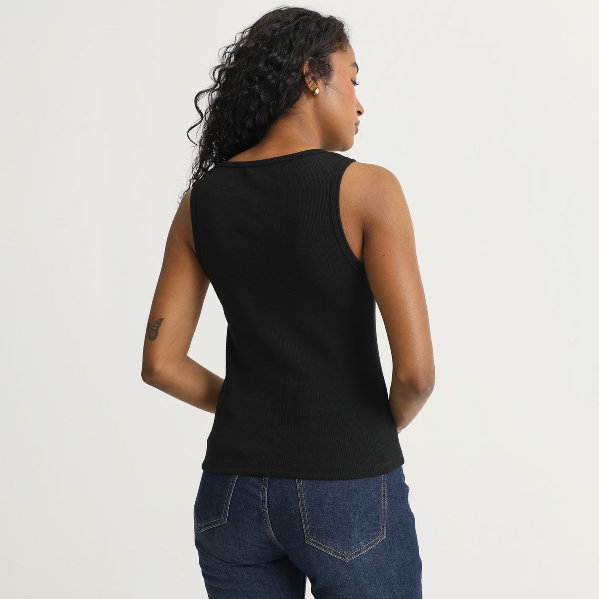 BASEMENT - Polo Sin Mangas Algodón Mujer Basement