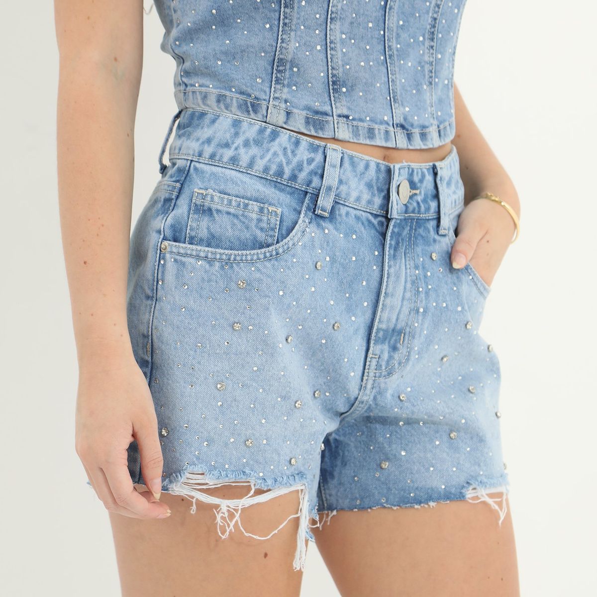 SYBILLA - Short 100% Algodón Mujer Sybilla