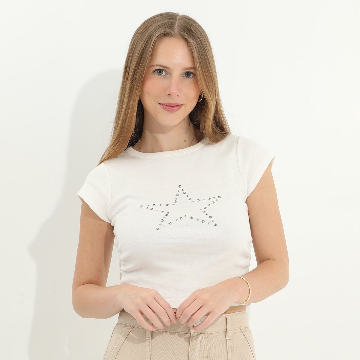 SYBILLA - Polo Manga Corta 100% Algodón Mujer Sybilla