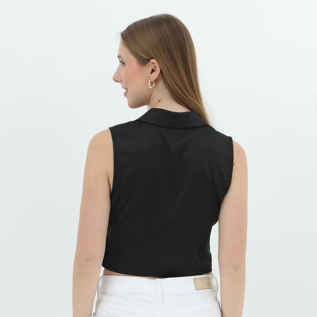 SYBILLA - Blusa Sin Mangas Mujer Sybilla