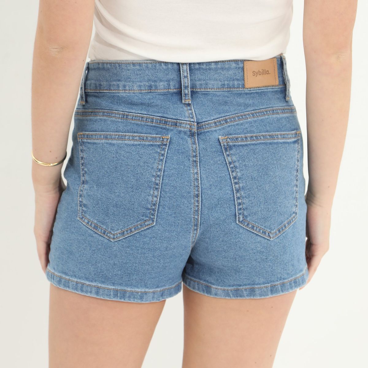 SYBILLA - Falda Short Algodón Mujer Sybilla