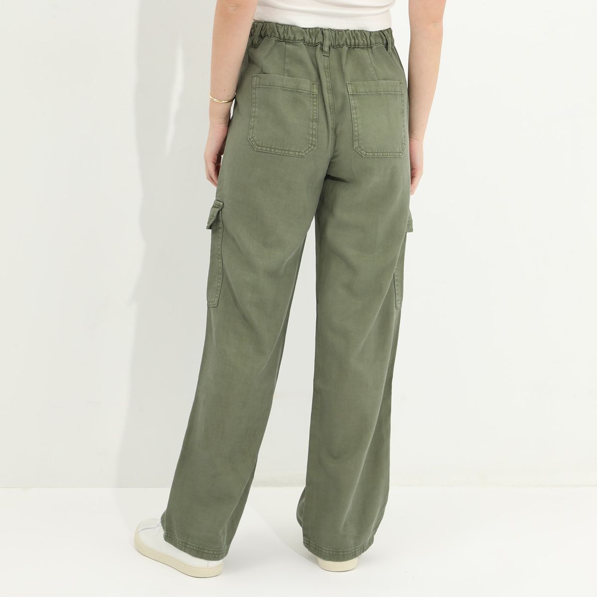 SYBILLA - Pantalón Cargo Algodón Mujer Sybilla