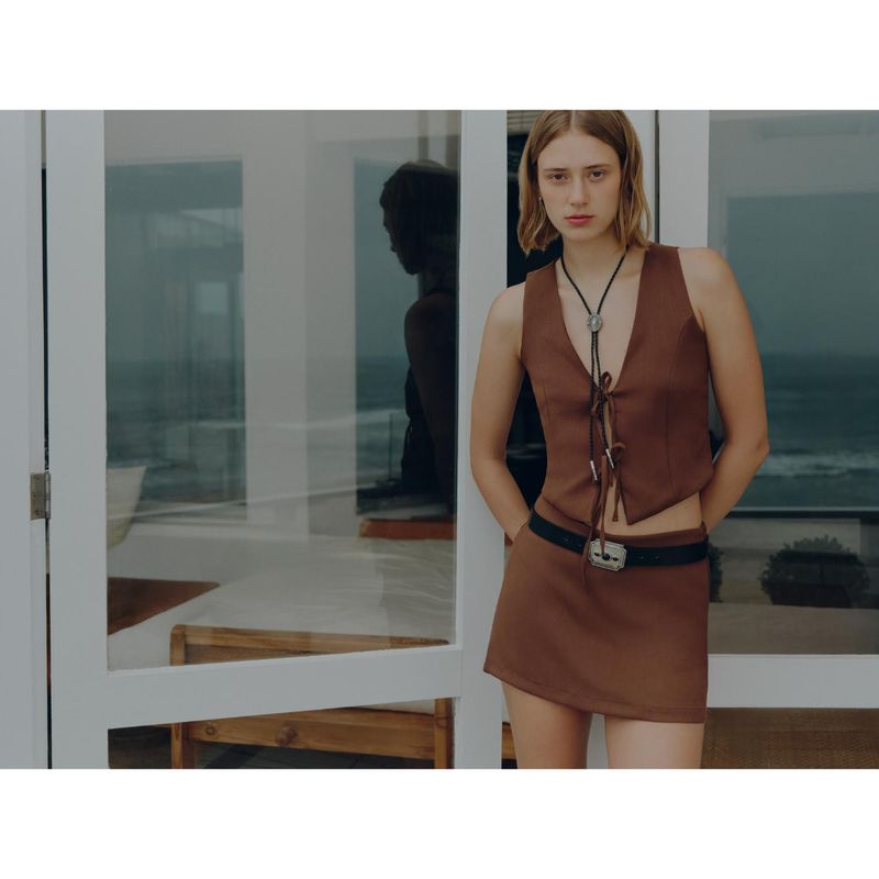 SYBILLA - Falda Corta Casual Mujer Sybilla