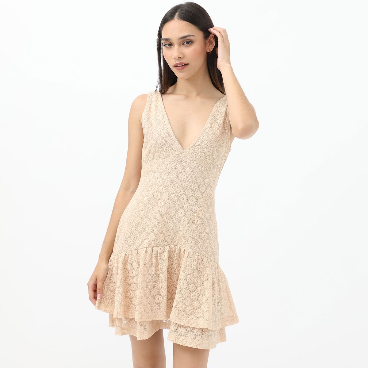 SYBILLA - Vestido Corto Algodón Mujer Sybilla