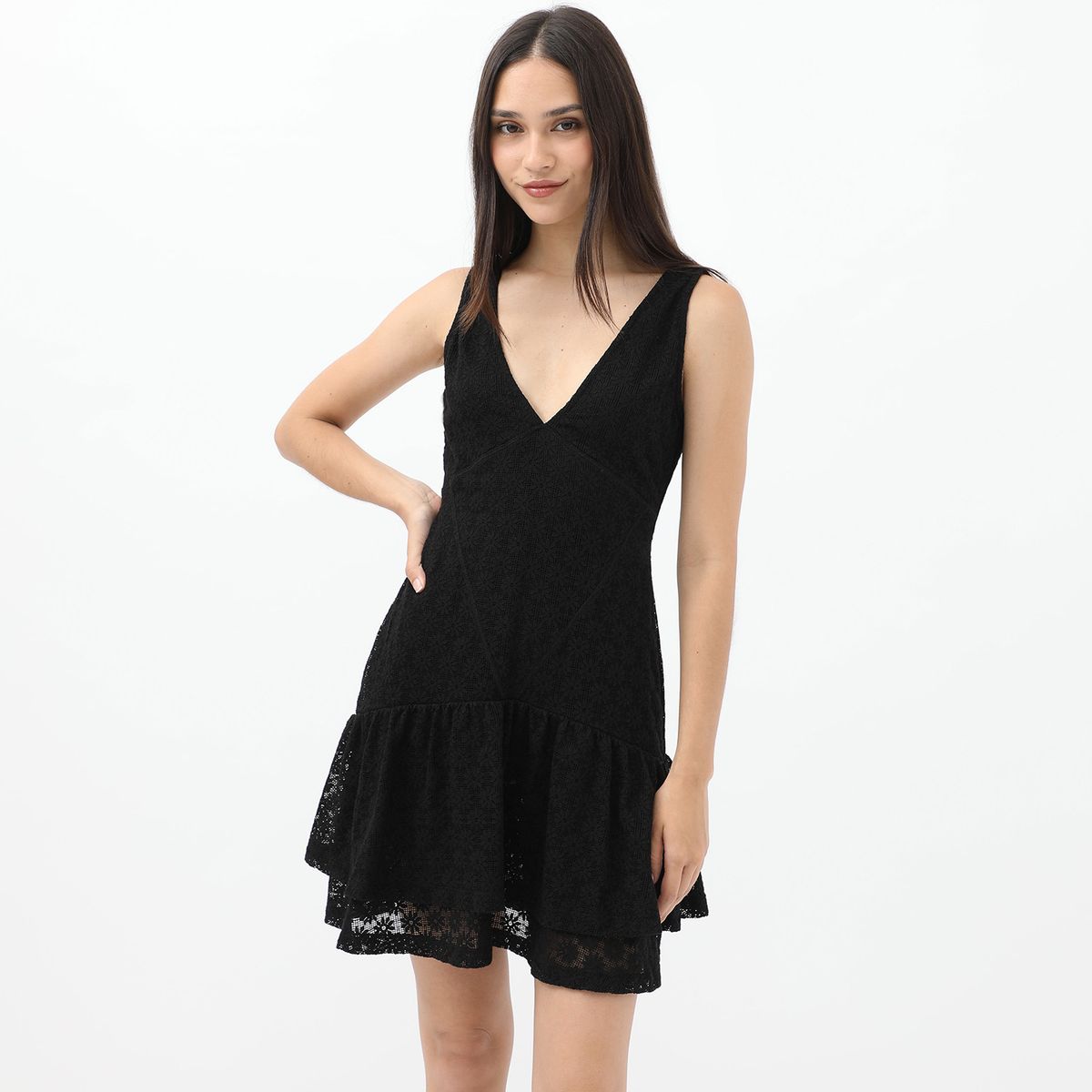 SYBILLA - Vestido Corto Algodón Mujer Sybilla