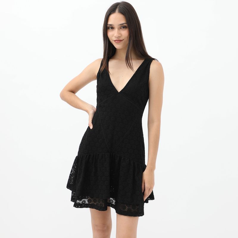 SYBILLA - Vestido Corto Algodón Mujer Sybilla