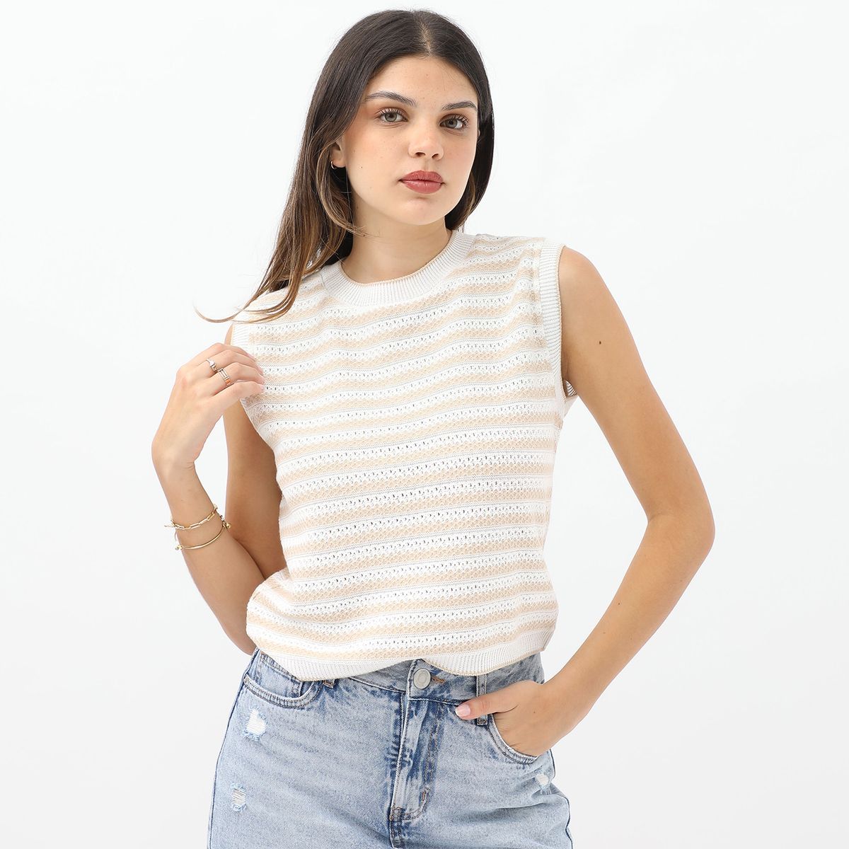 SYBILLA - Chaleco Algodón Mujer Sybilla