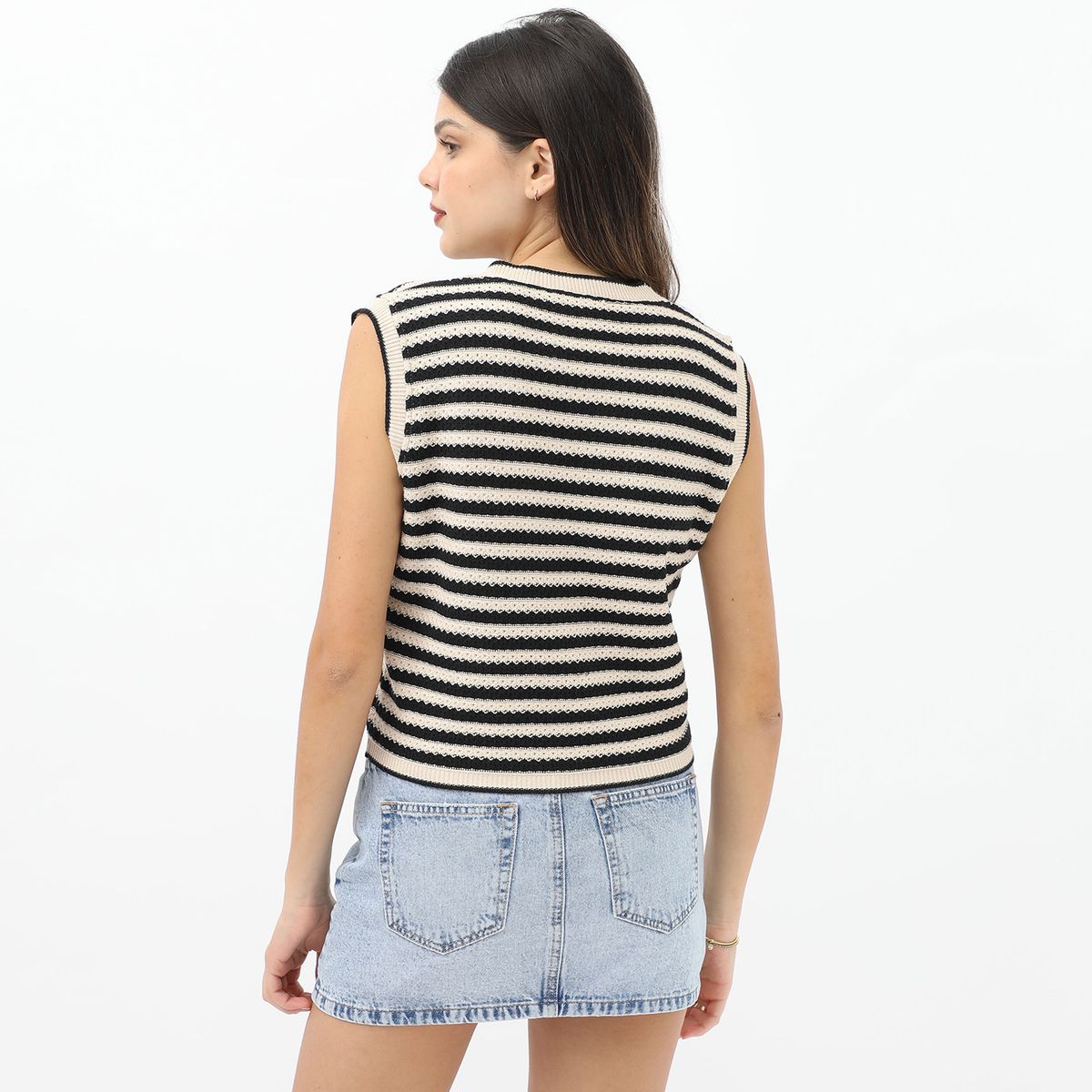 SYBILLA - Chaleco Algodón Mujer Sybilla