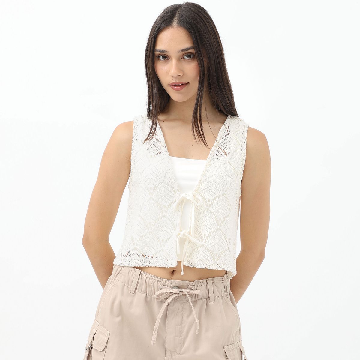 SYBILLA - Chaleco Casual Mujer Sybilla