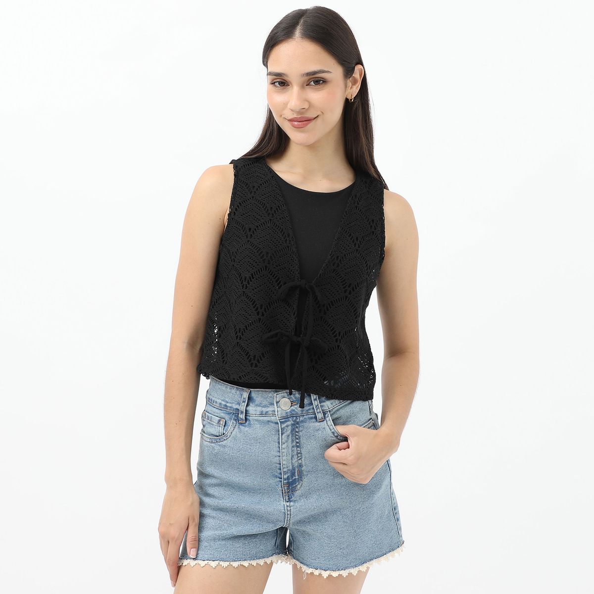 SYBILLA - Chaleco Casual Mujer Sybilla