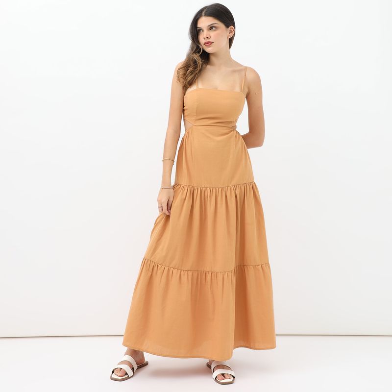 SYBILLA - Vestido Largo 100% Algodón Mujer Sybilla