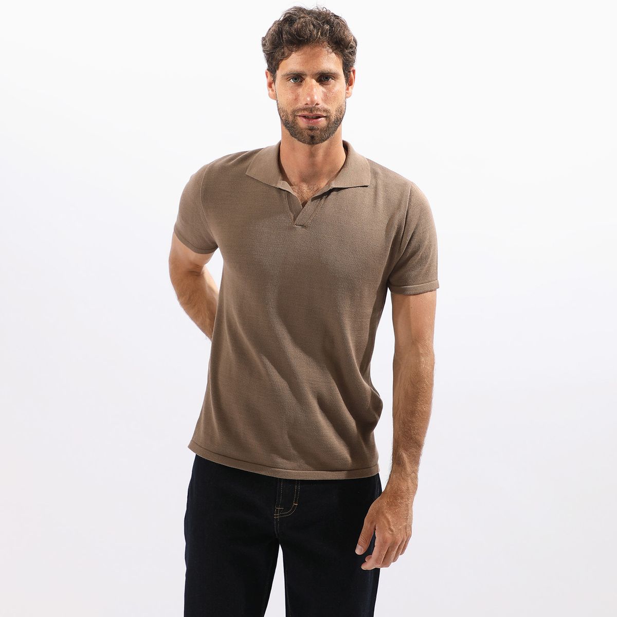 BASEMENT - Polo Manga Corta Hombre Basement