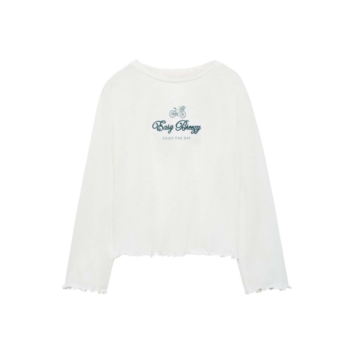 MANGO KIDS - Polo Niña Manga Larga Algodón Mango Kids