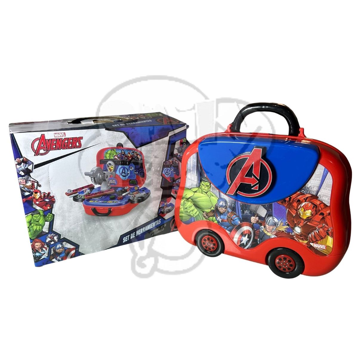 MARVEL - Juguete Set Lonchera Herramientas Avengers  Marvel