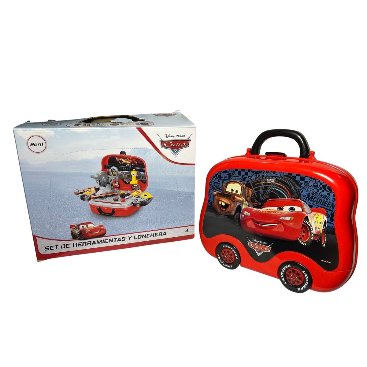DISNEY - Juguete Set Lonchera Herramientas Cars  Disney