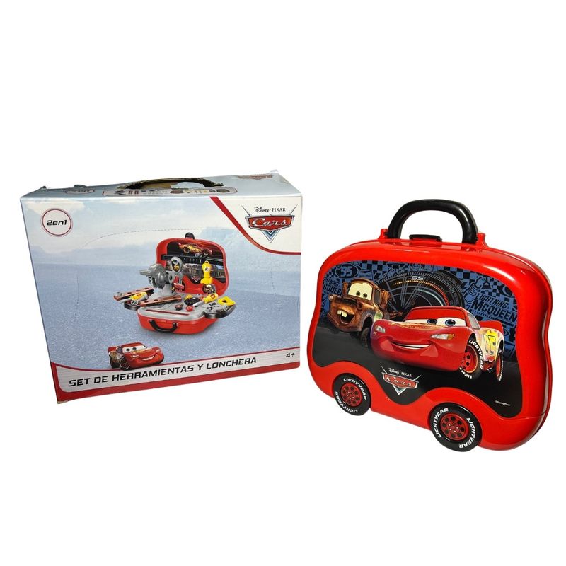 DISNEY - Juguete Set Lonchera Herramientas Cars  Disney