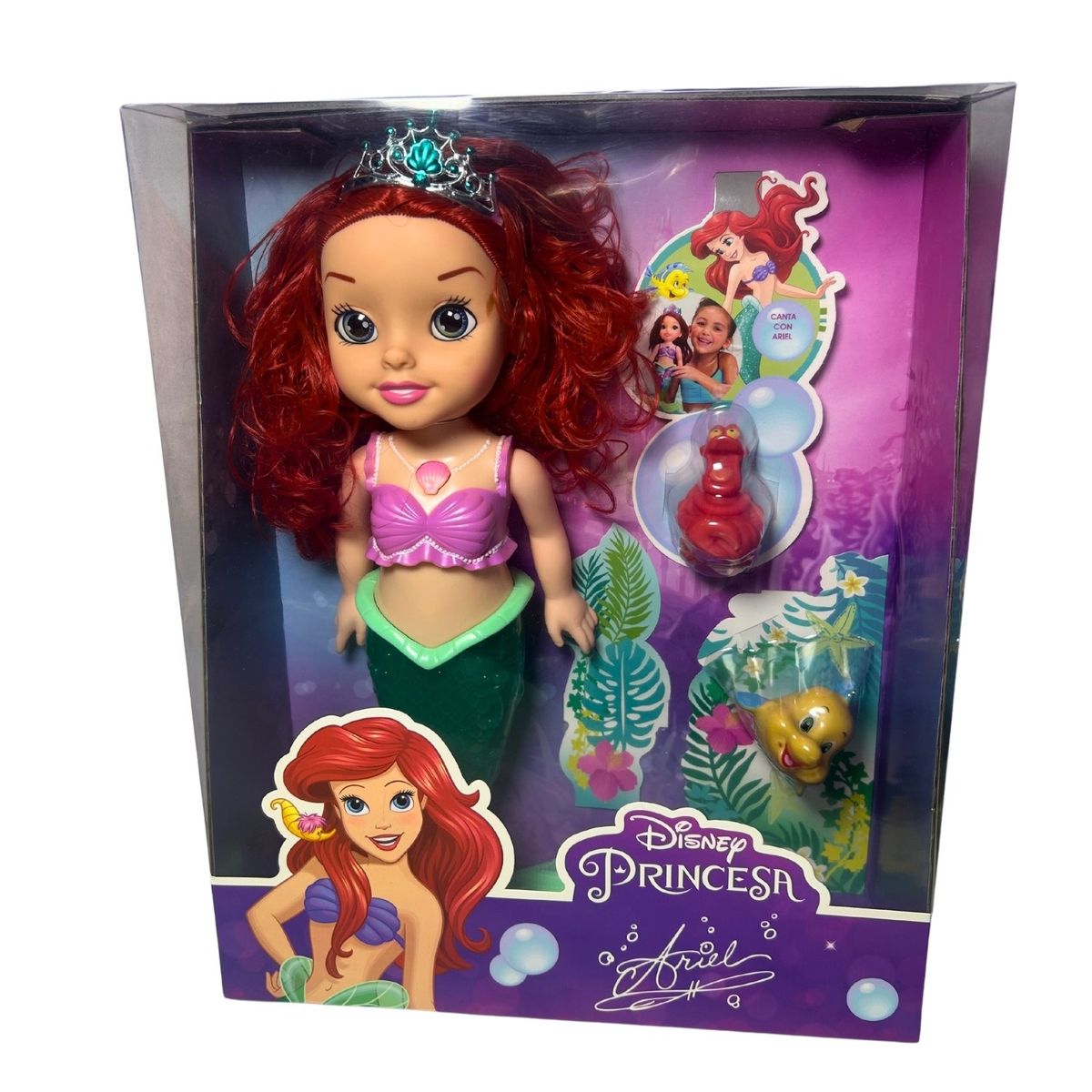 DISNEY - Juguete Muñeca Ariel Con Accesorios Disney