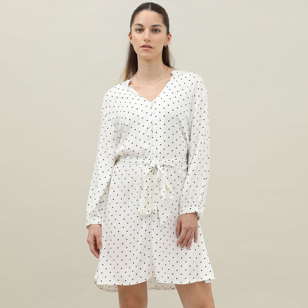 ELLE - Vestido Corto Casual Mujer Elle