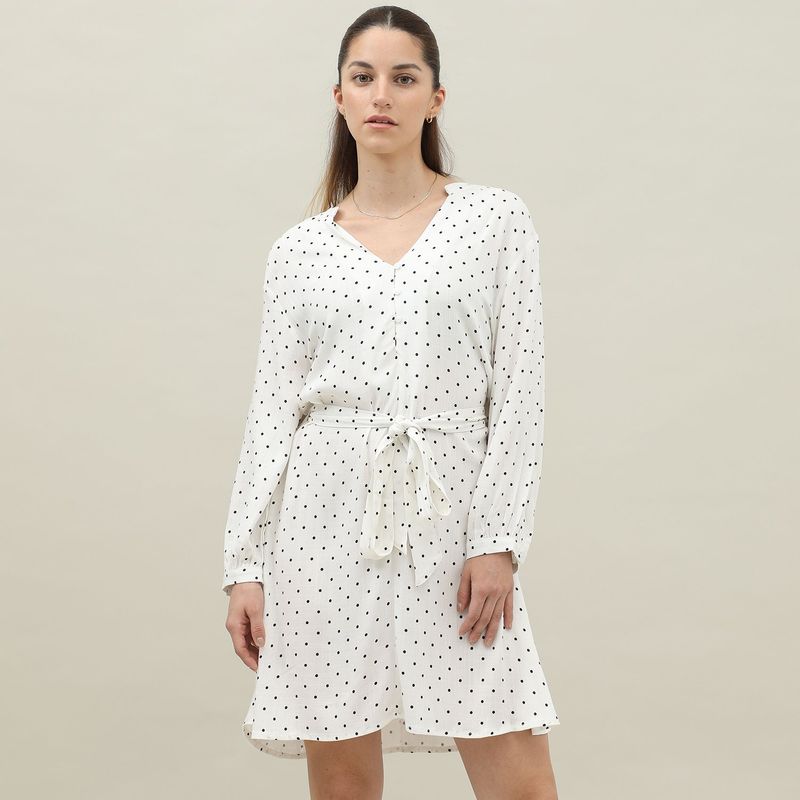 ELLE - Vestido Corto Casual Mujer Elle