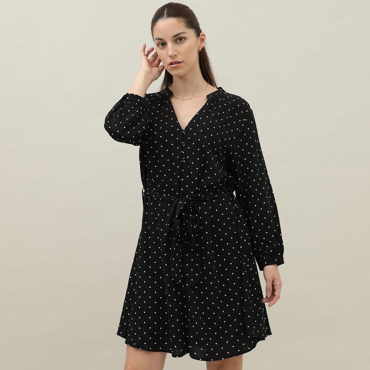 ELLE - Vestido Corto Casual Mujer Elle