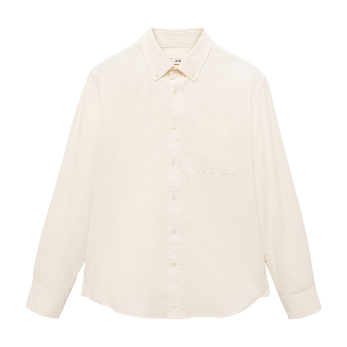 MANGO - Camisa Manga Larga 100% Algodón Hombre Mango 