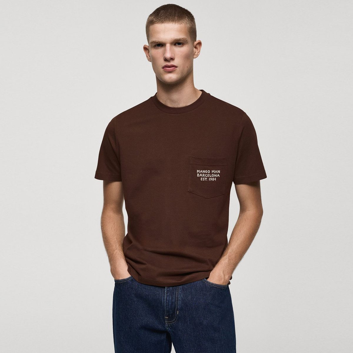 MANGO - Polo Manga Corta 100% Algodón Hombre Mango