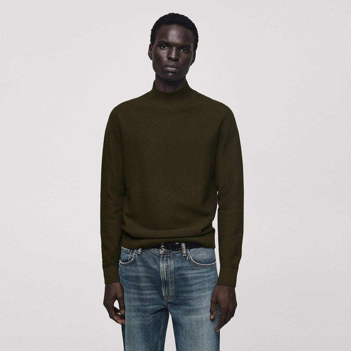 MANGO - Chompa Casual Hombre Mango 