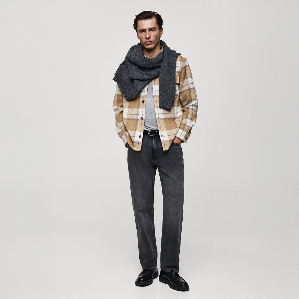 MANGO - Sobrecamisa Casual Hombre Mango