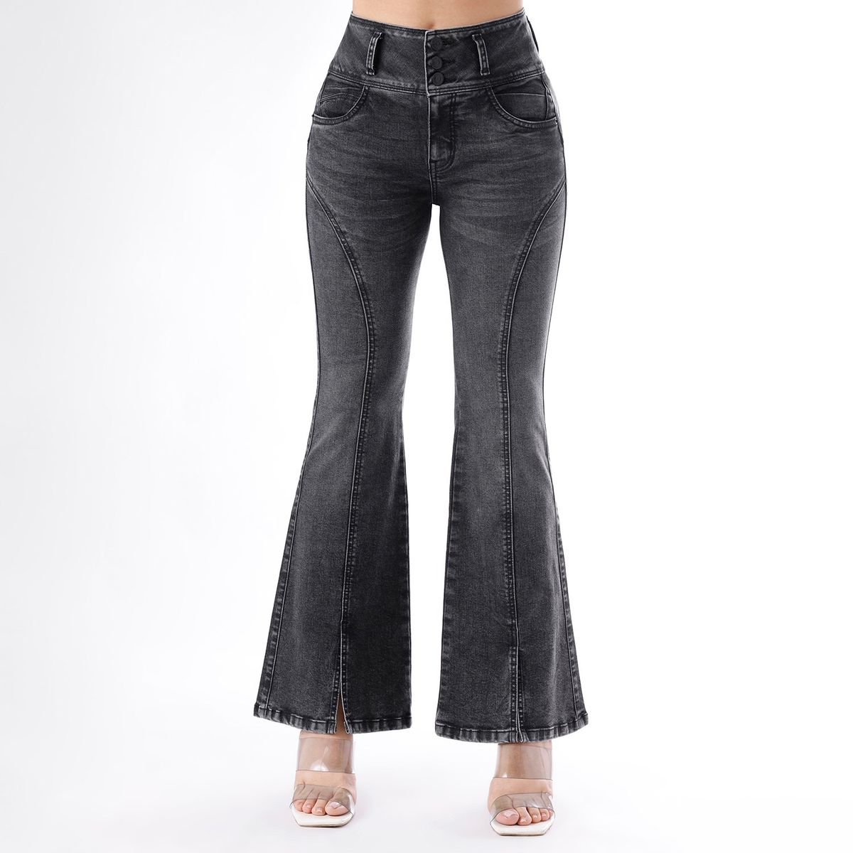 KANSAS - Jean Flare Algodón Mujer Kansas