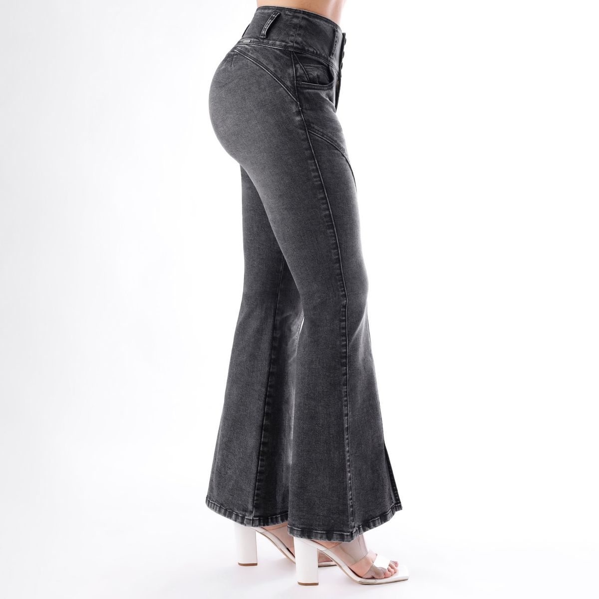 KANSAS - Jean Flare Algodón Mujer Kansas