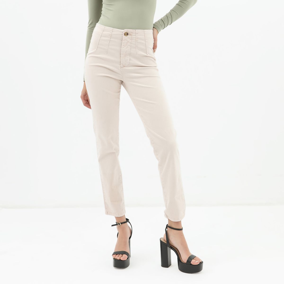 MOSSIMO - Pantalón Skinny Algodón Mujer Mossimo