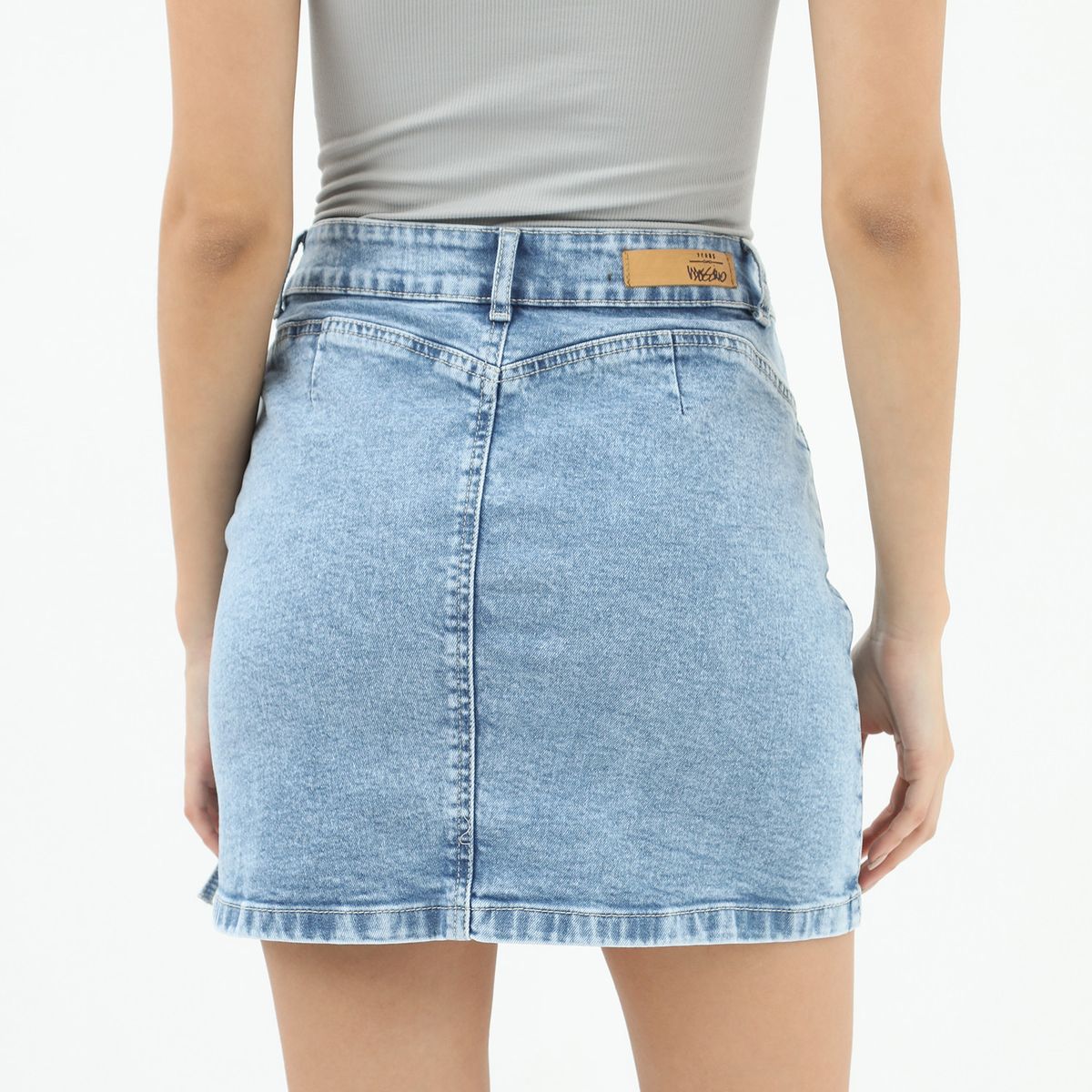 MOSSIMO - Falda Corta Algodón Mujer Mossimo