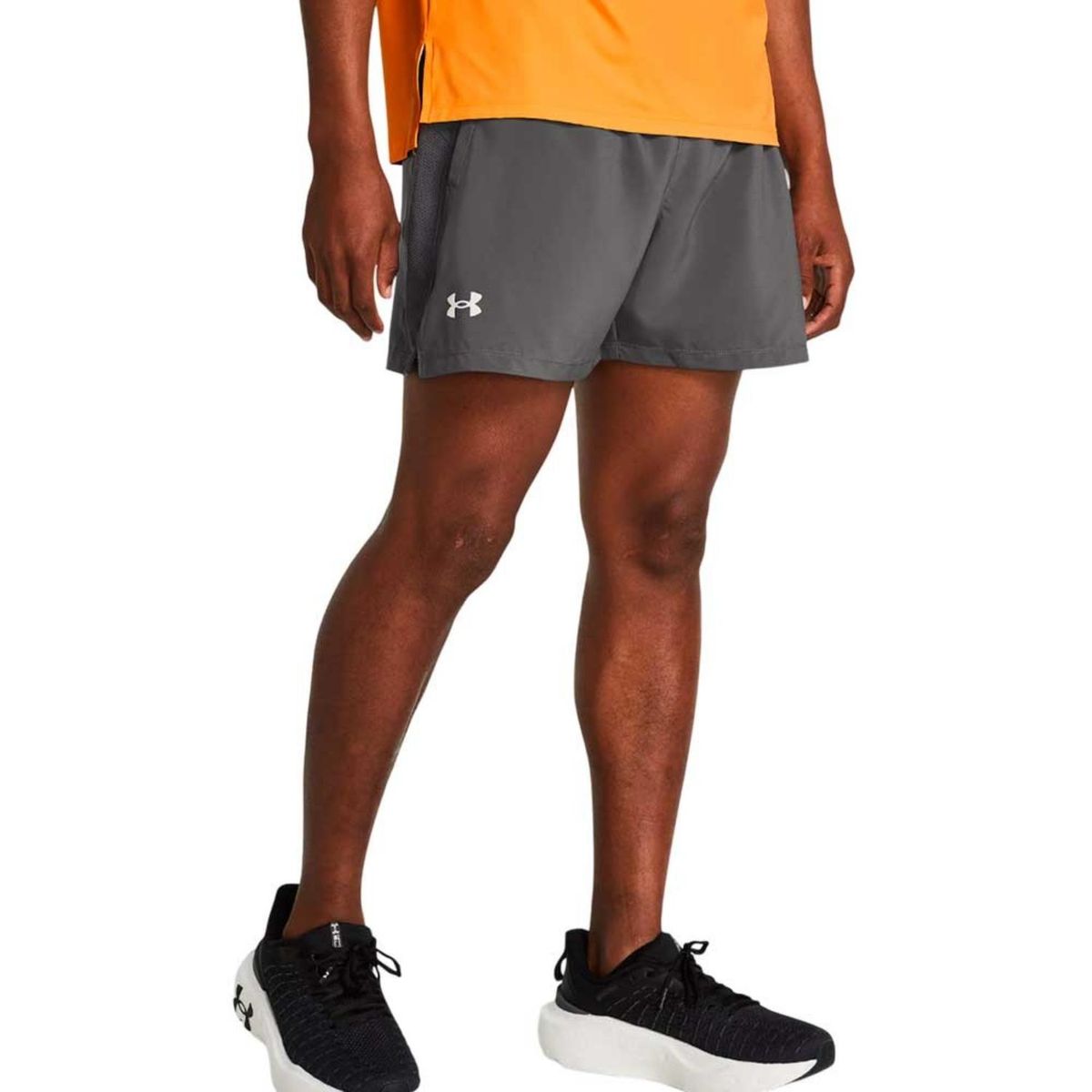 UNDER ARMOUR - Sht Ua Launch 5 Shorts-gr Plomo