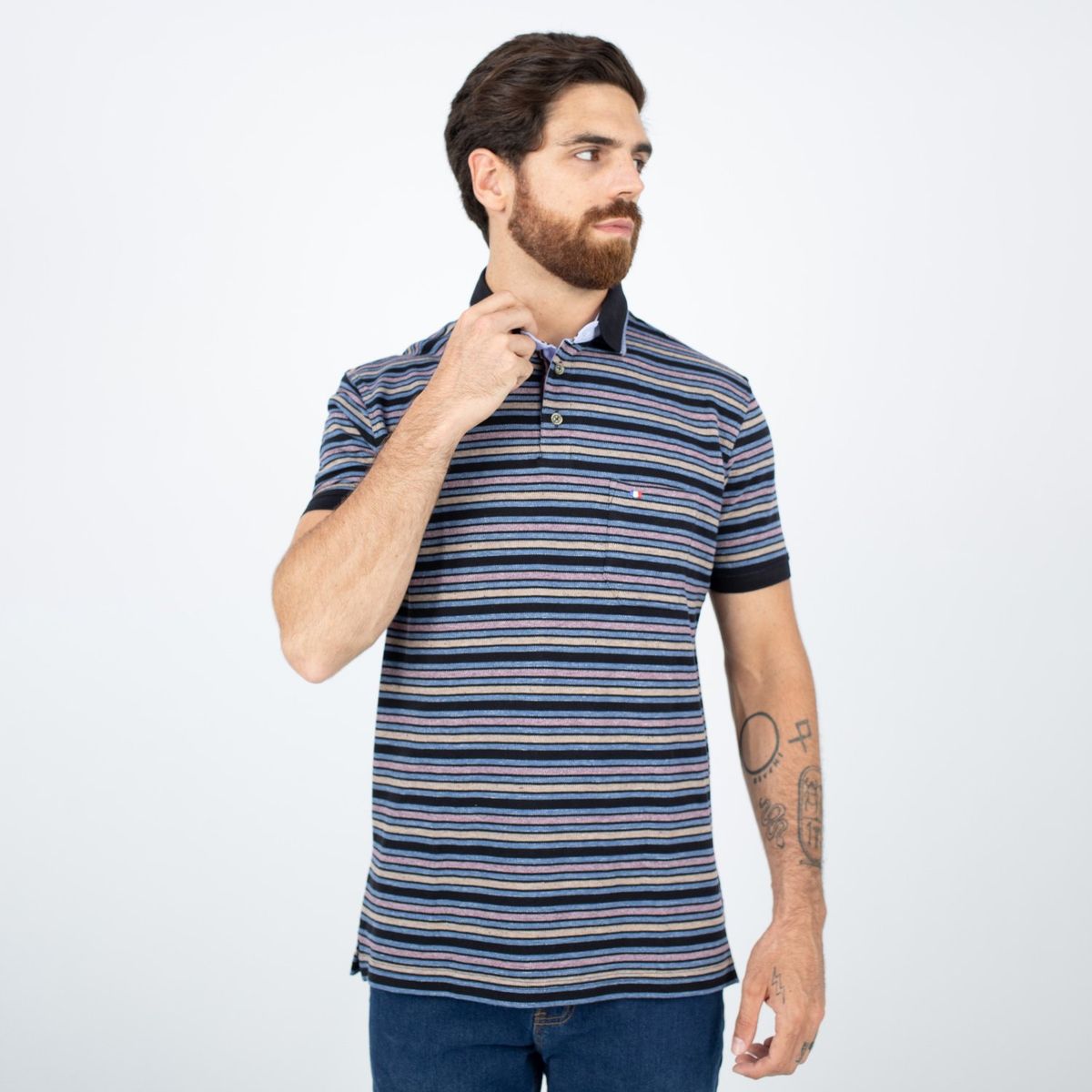 PIERRE CARDIN - Polo Manga Corta 100% Algodón Hombre Pierre Cardin