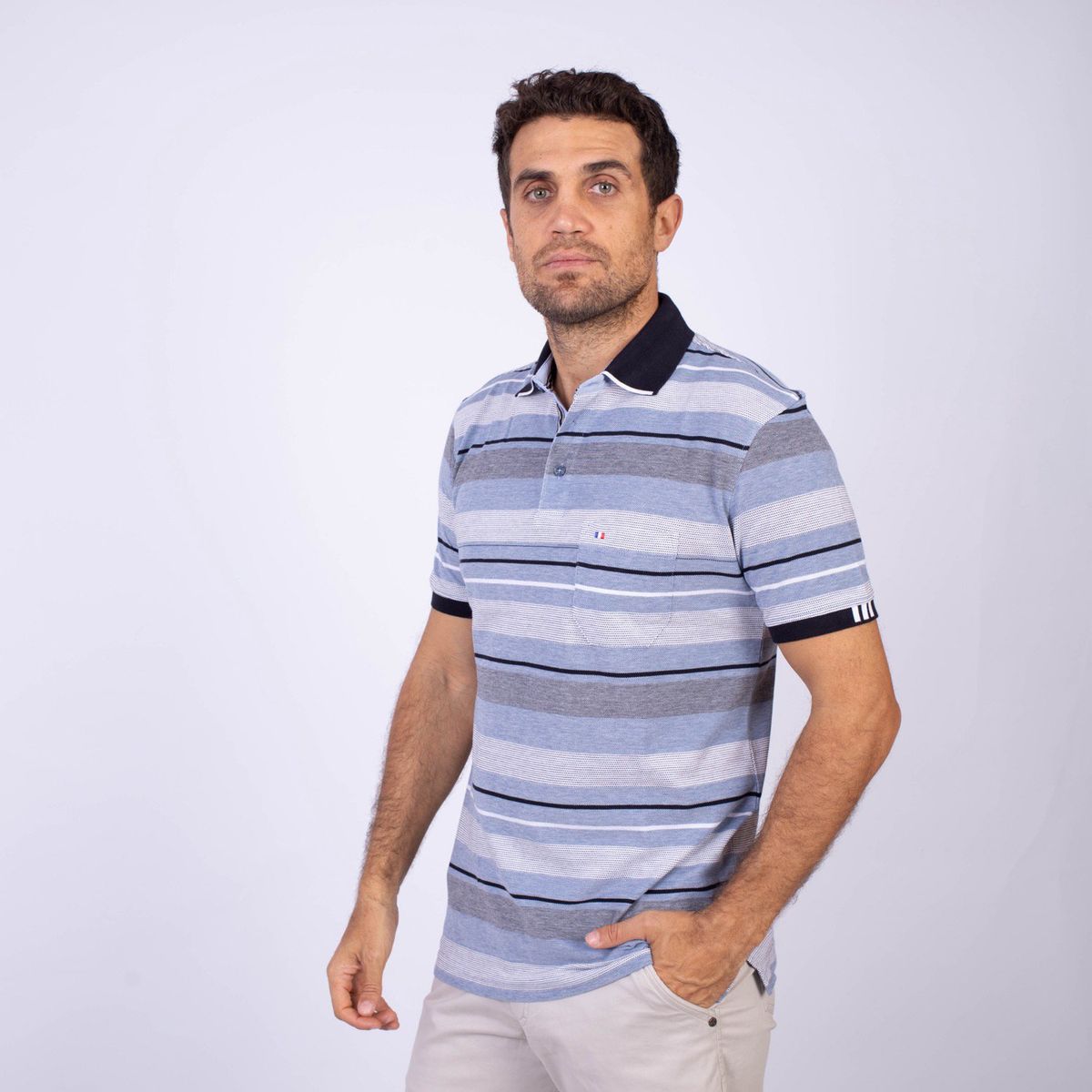 PIERRE CARDIN - Polo Manga Corta 100% Algodón Hombre Pierre Cardin