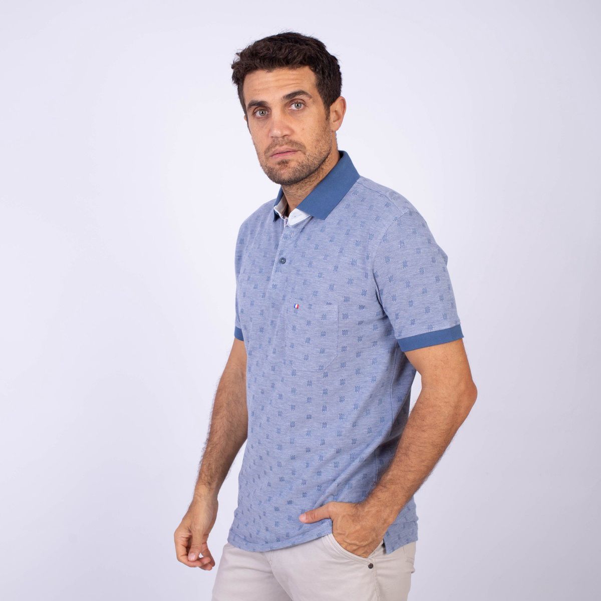 PIERRE CARDIN - Polo Manga Corta 100% Algodón Hombre Pierre Cardin