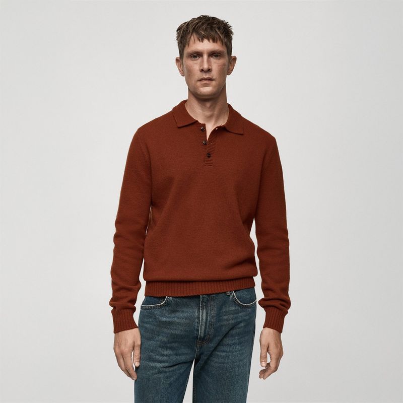 MANGO - Chompa Casual Hombre Mango 