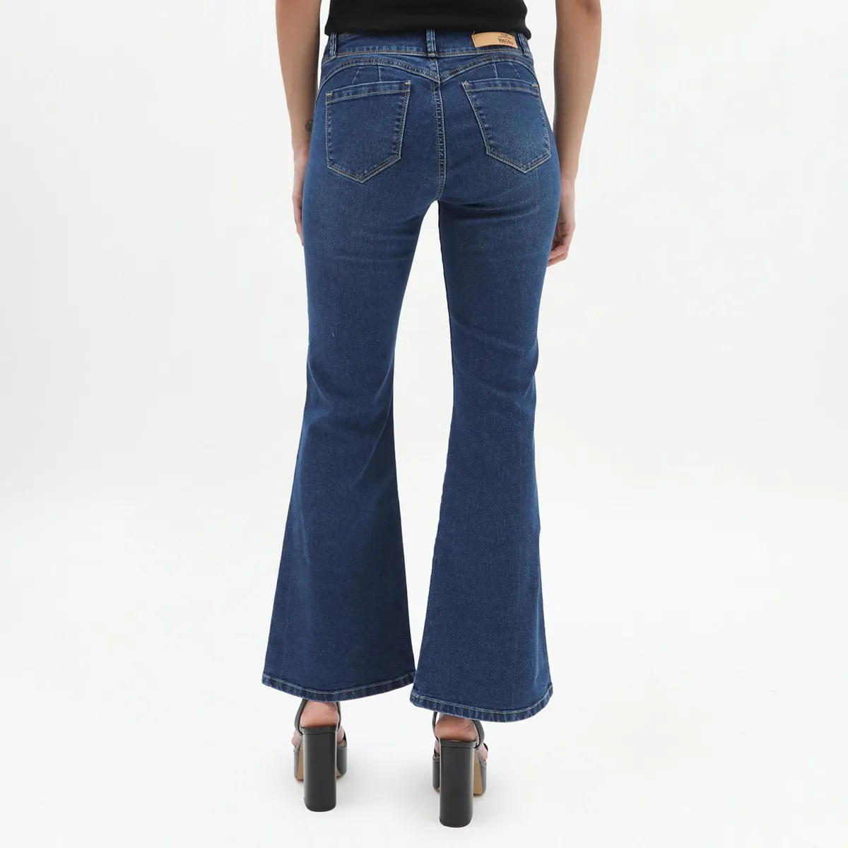 MOSSIMO - Jean Flare Tiro Alto Mujer Mossimo