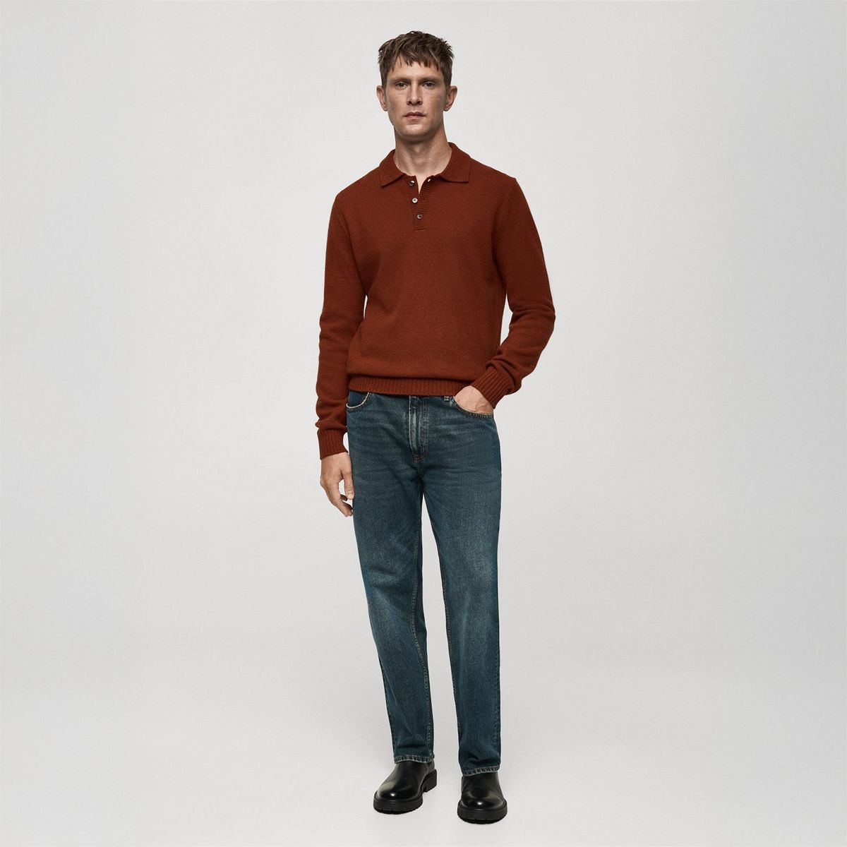 MANGO - Chompa Casual Hombre Mango 