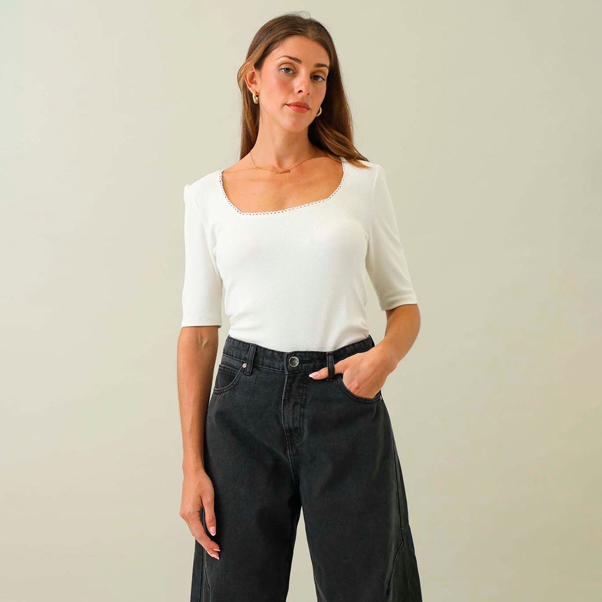 UNIVERSITY CLUB - Polo Manga Corta Casual Mujer University Club