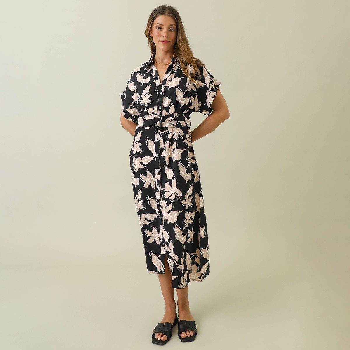 UNIVERSITY CLUB - Vestido Largo Casual Mujer University Club