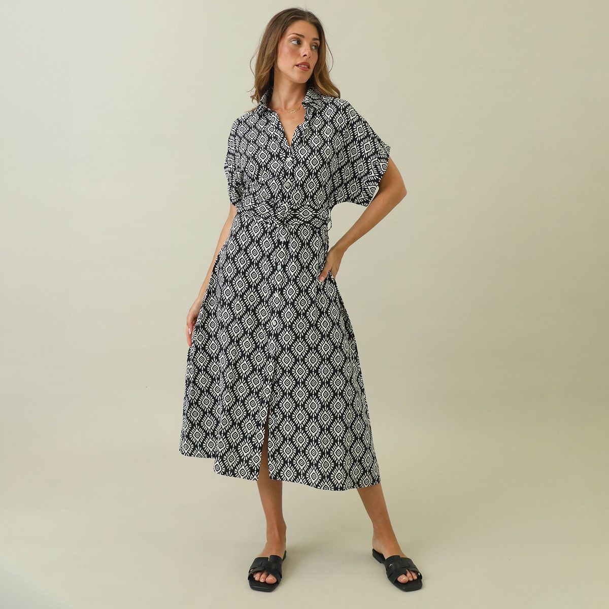 UNIVERSITY CLUB - Vestido Largo Casual Mujer University Club