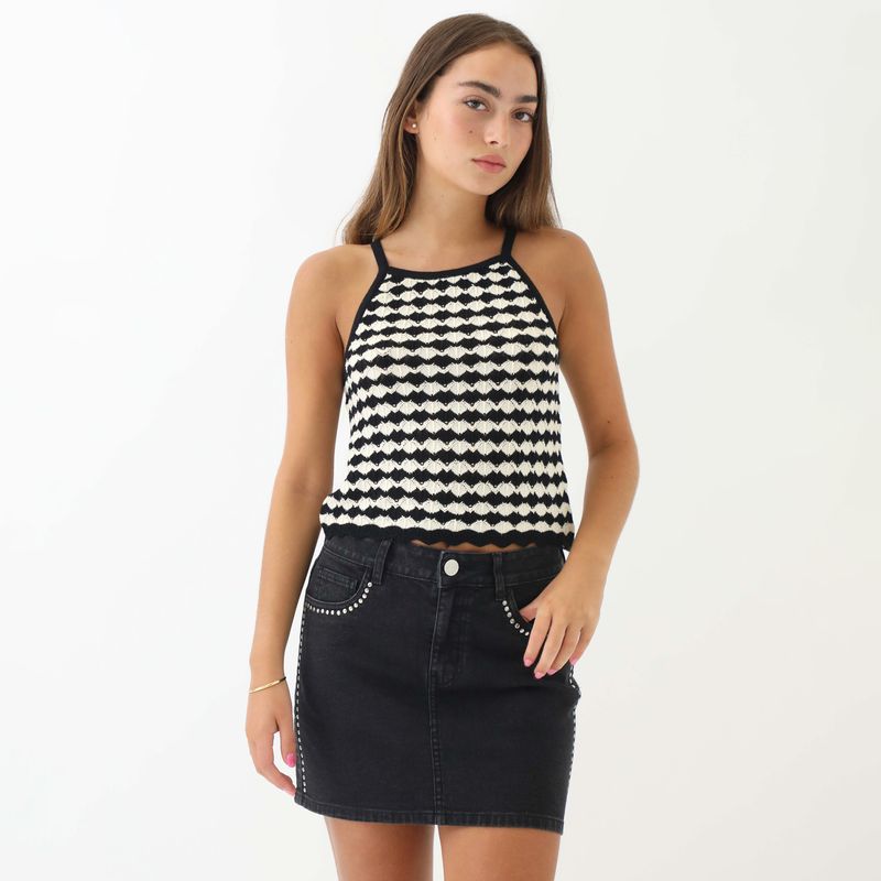 DENIMLAB - Top Sin Mangas Casual Mujer Denimlab