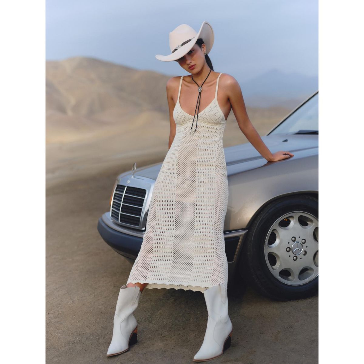 DENIMLAB - Vestido Largo Casual Mujer Denimlab