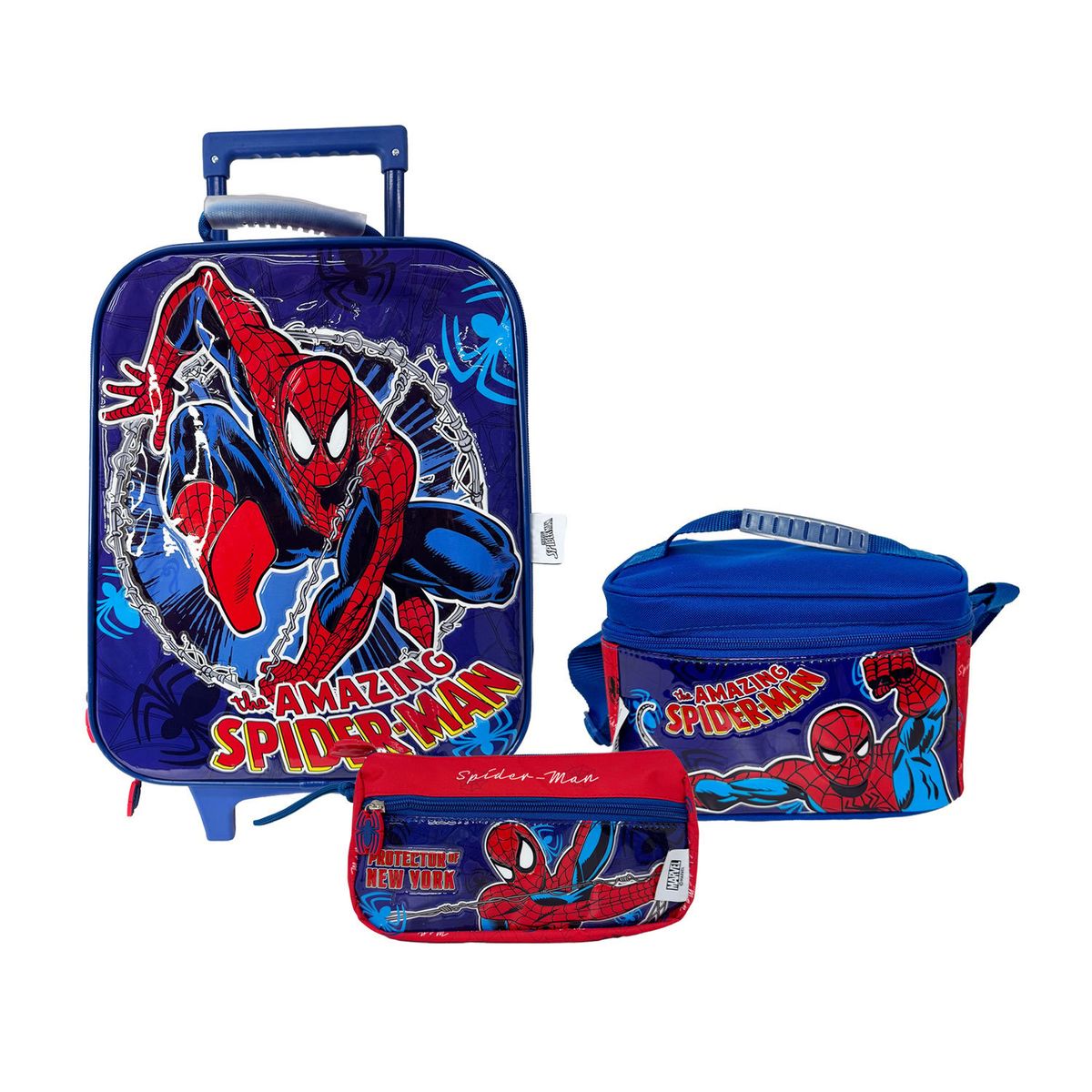SPIDERMAN - Set Mochila Con Ruedas Spiderman