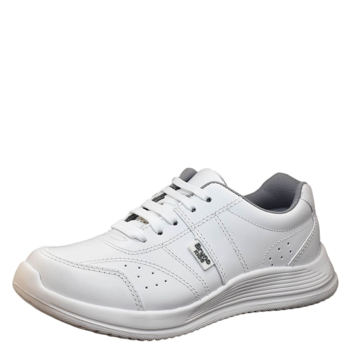 BRUNO KIDS - Zapatilla Escolar Blanco Bruno Kids