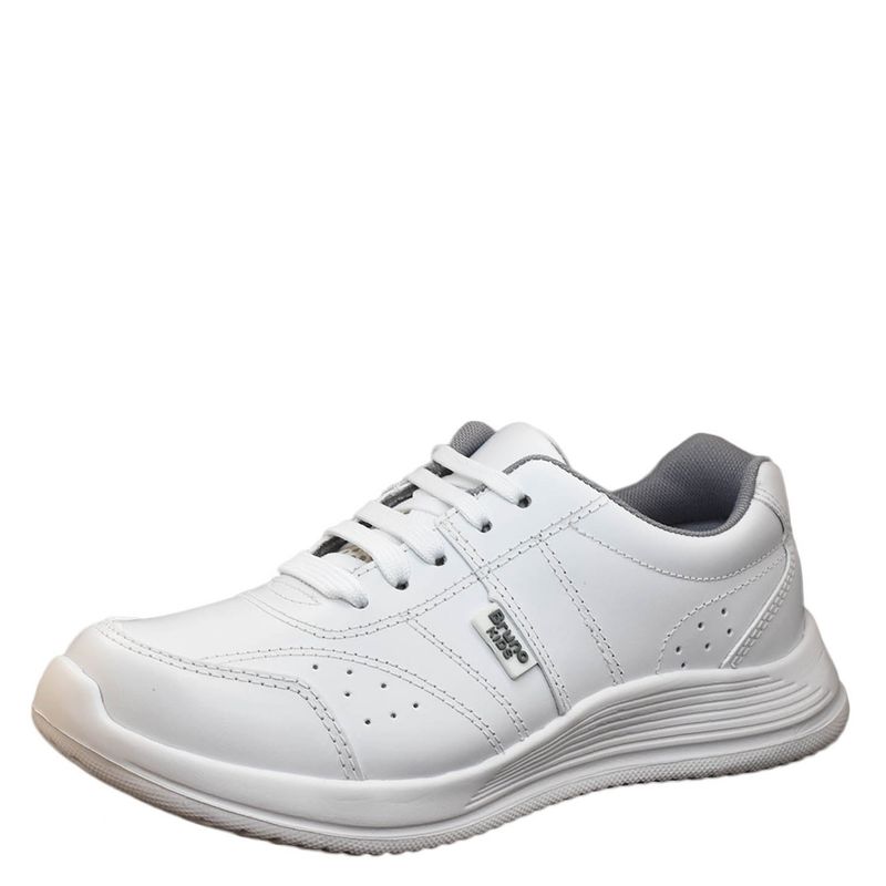 BRUNO KIDS - Zapatilla Escolar Blanco Bruno Kids