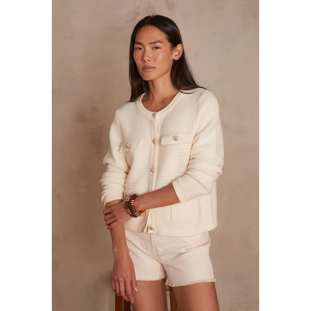MAISON 123 - Cárdigan Algodón Mujer Maison 123