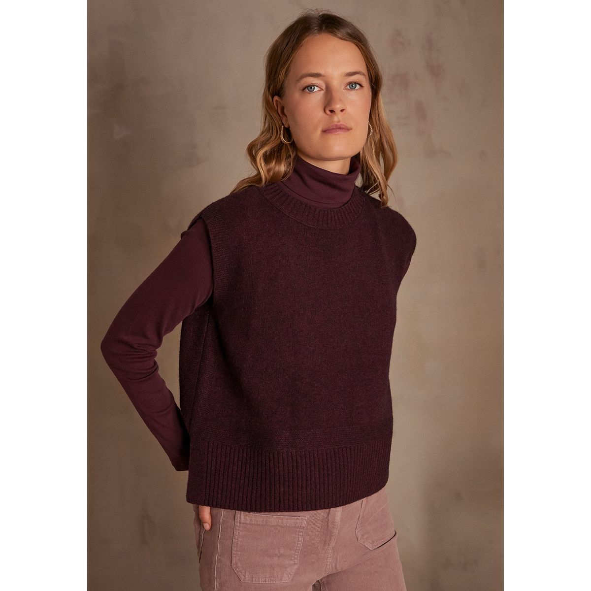 MAISON 123 - Chaleco Casual Mujer Maison 123